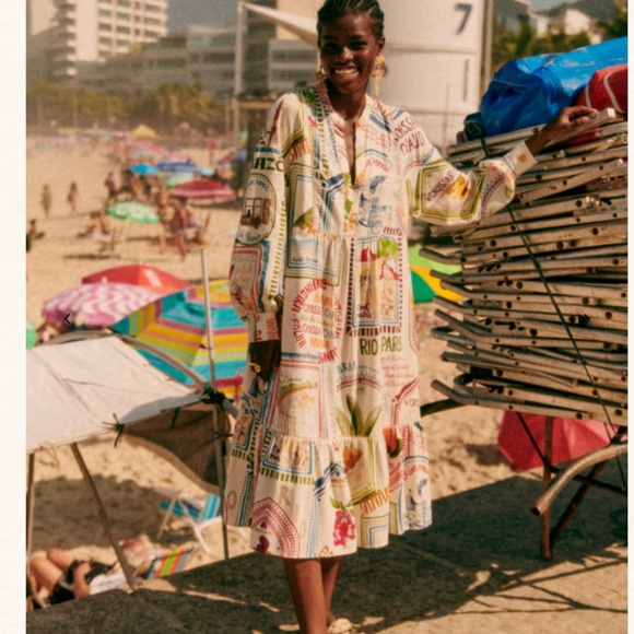 FARM Rio Multicolor Graphic Print Dress - Picture 10 of 10